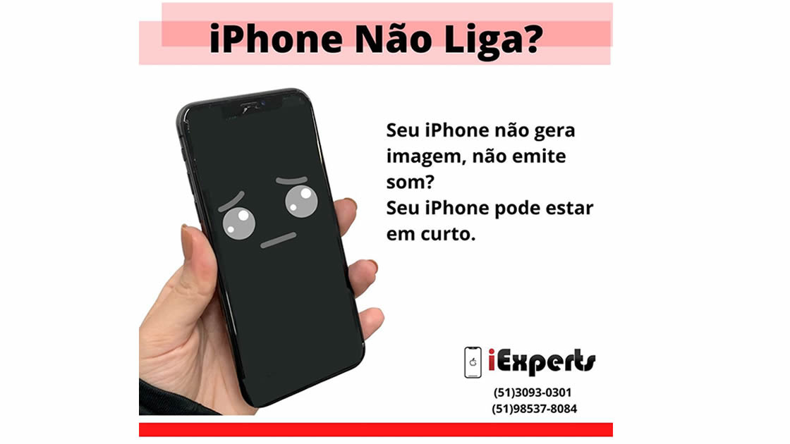 iPhone não liga